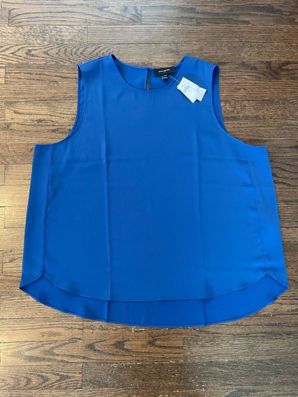 Banana Republic Sleeveless Shell Top Blouse Royal Blue Women’s XXL